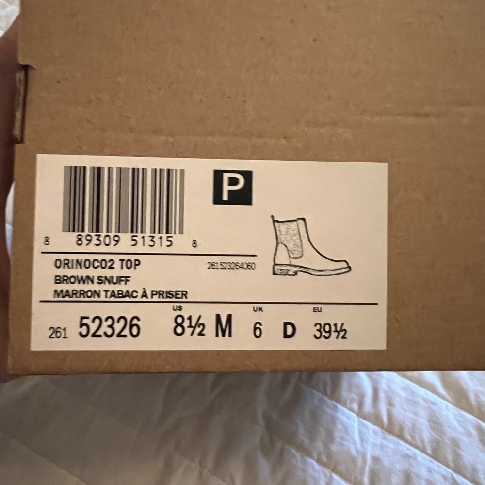Clarks Brown Ankle Boots